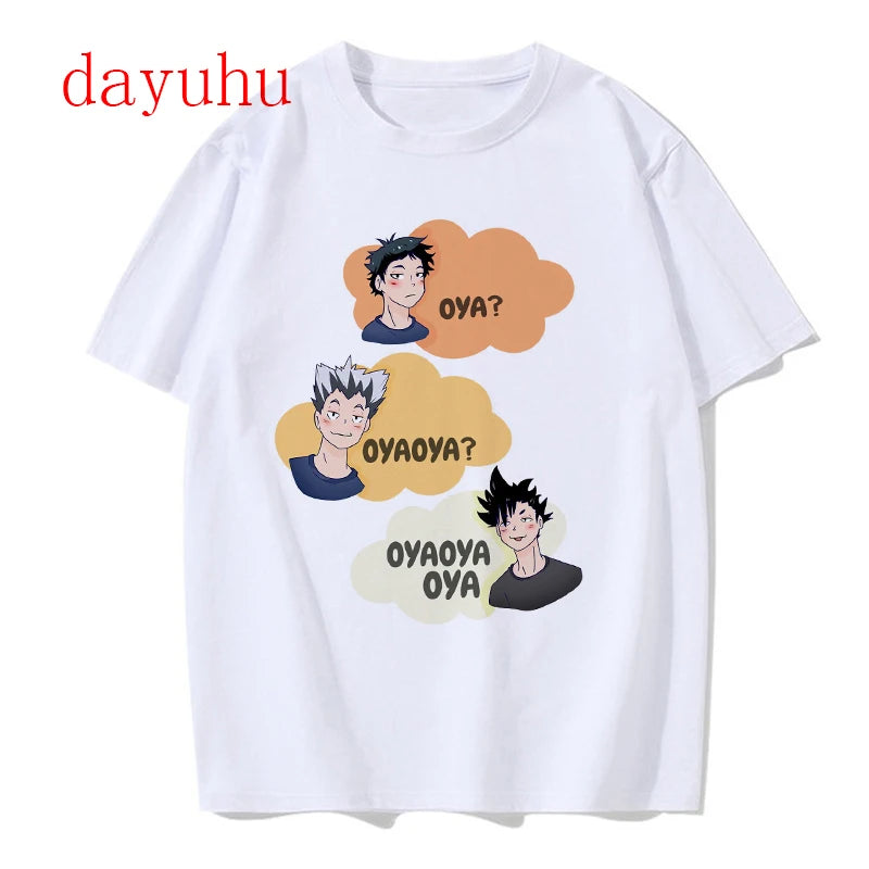 T-shirt KARASUNO Styles Variés