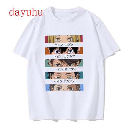T-shirt KARASUNO Styles Variés