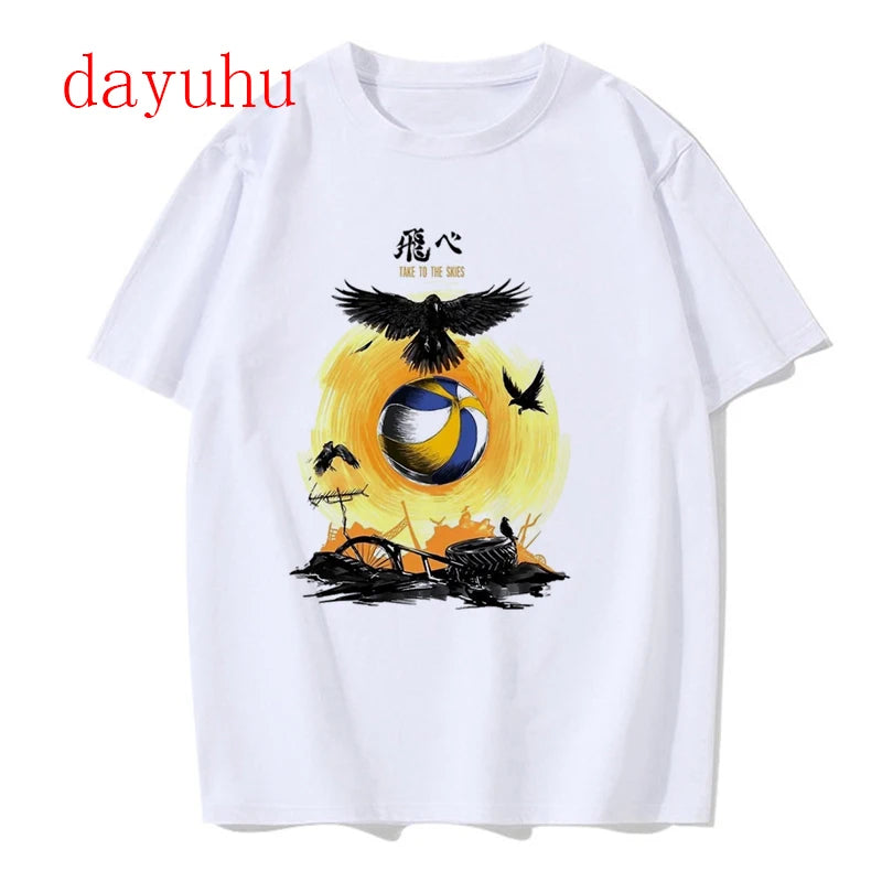 T-shirt KARASUNO Styles Variés